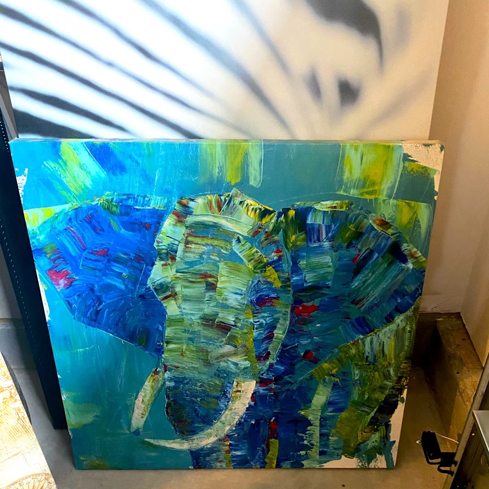 Elephant canvas